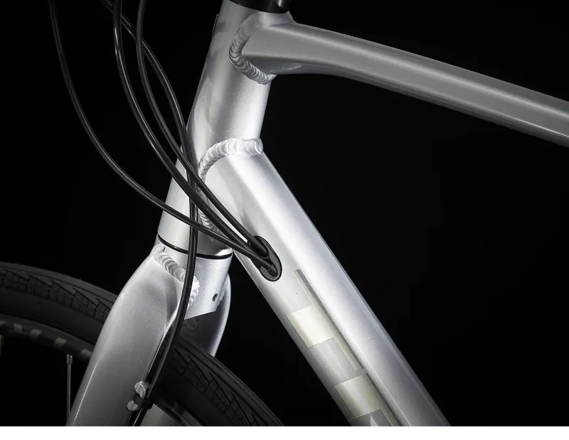 Trek FX 2 Disc Hybrid Bike in Quicksilver-2